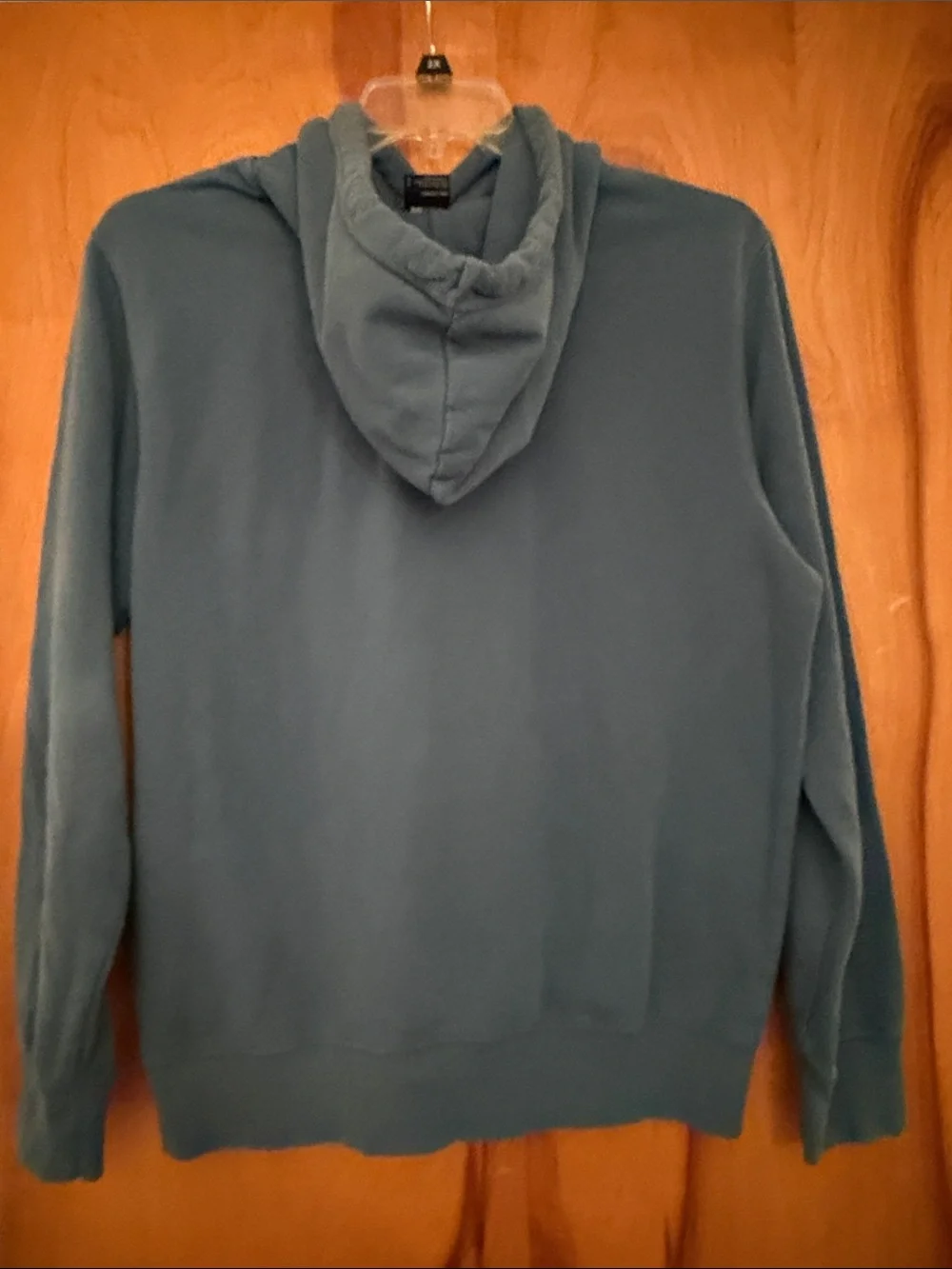 The North Face Men's Teal Blue 'Never Stop Exploring' Hooded Pullover